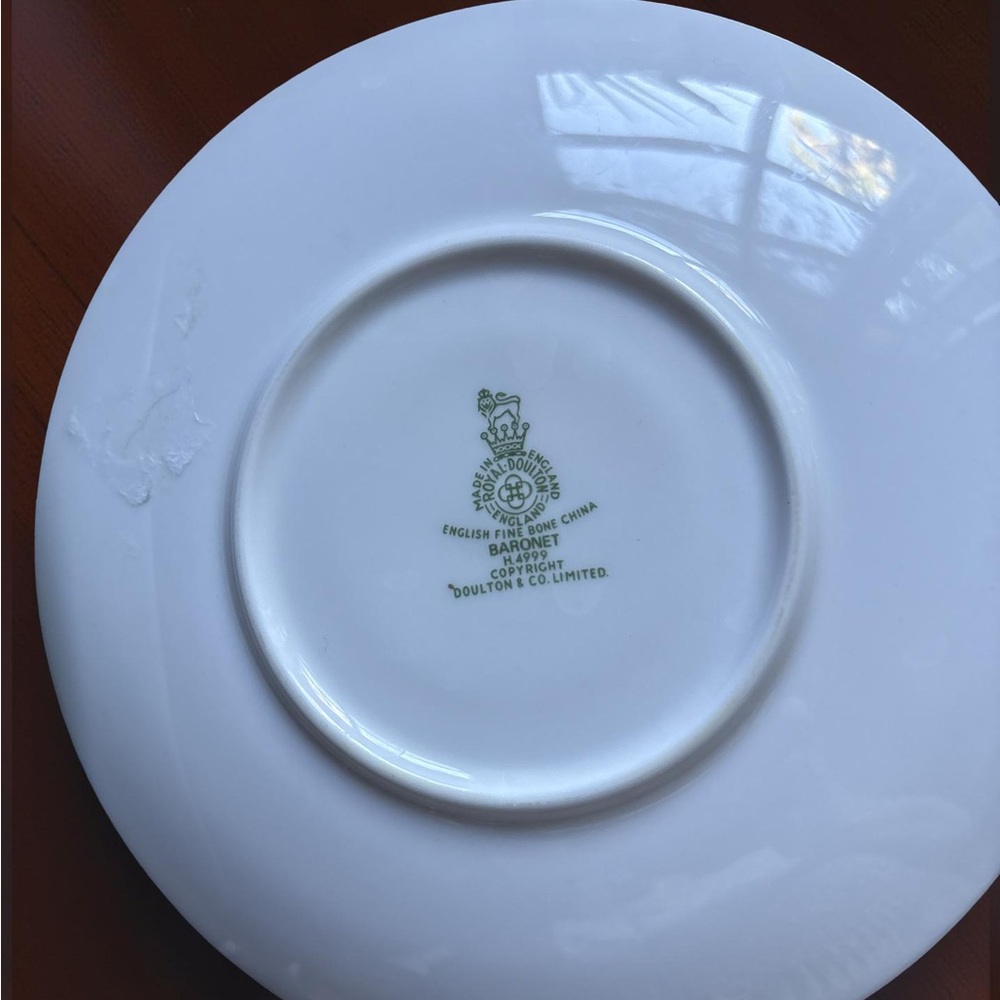 Royal Doulton Elegant White Dinner Plate